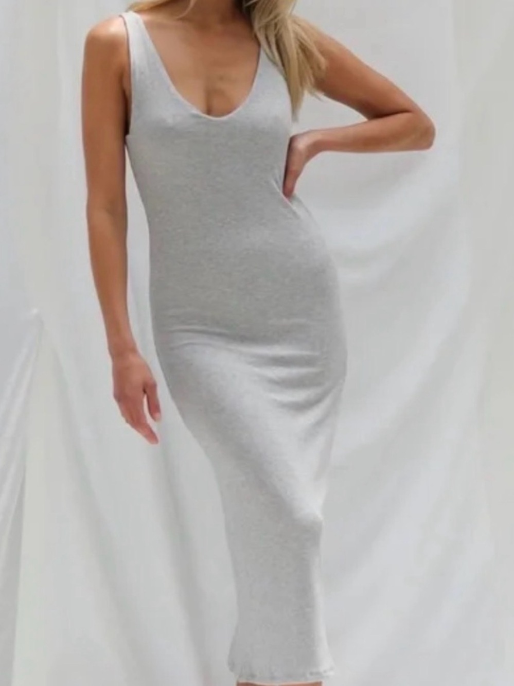 SKATIE Kelsey dress is Heather gray